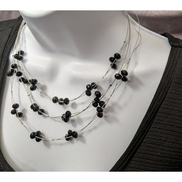 Gothic Celestial Cluster Necklace - Picture 4 of 6